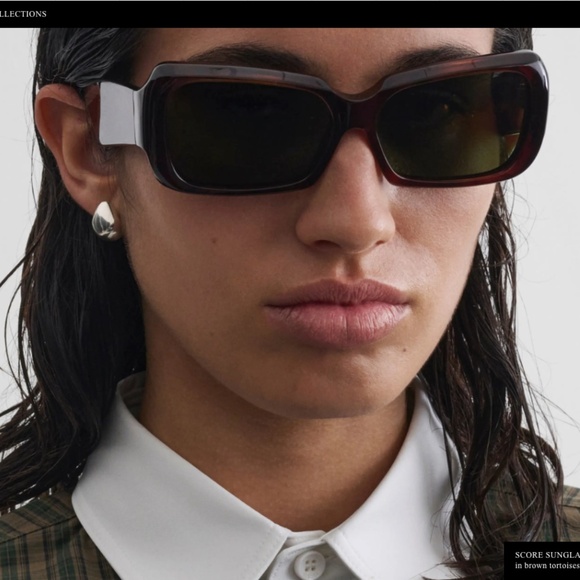 Phoebe Philo Score Sunglasses brown tortoiseshell - Picture 10 of 10